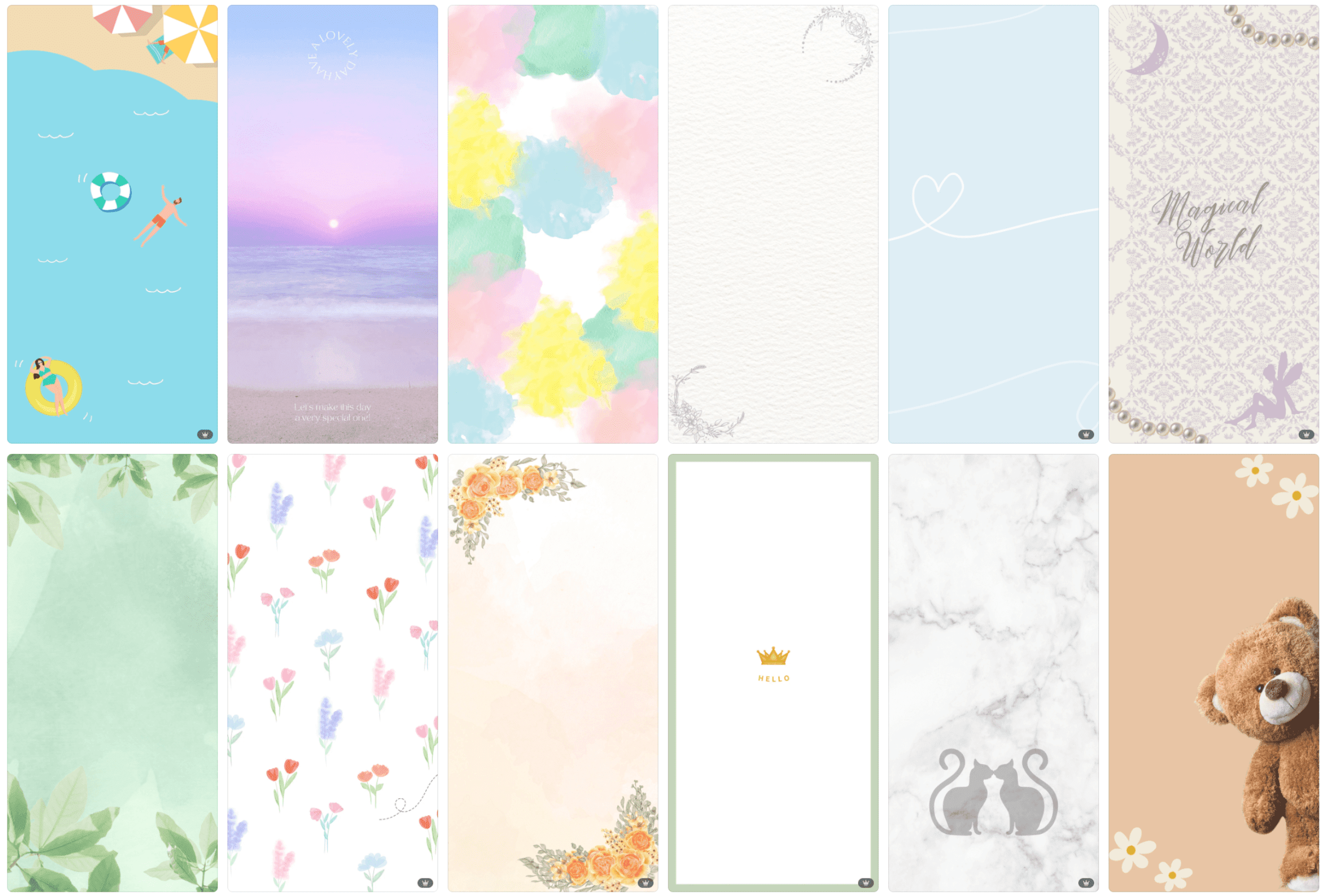 おしゃれで個性的なLINE背景画像を無料作成 - AI機能で自分だけのデザインに | Canva(キャンバ)