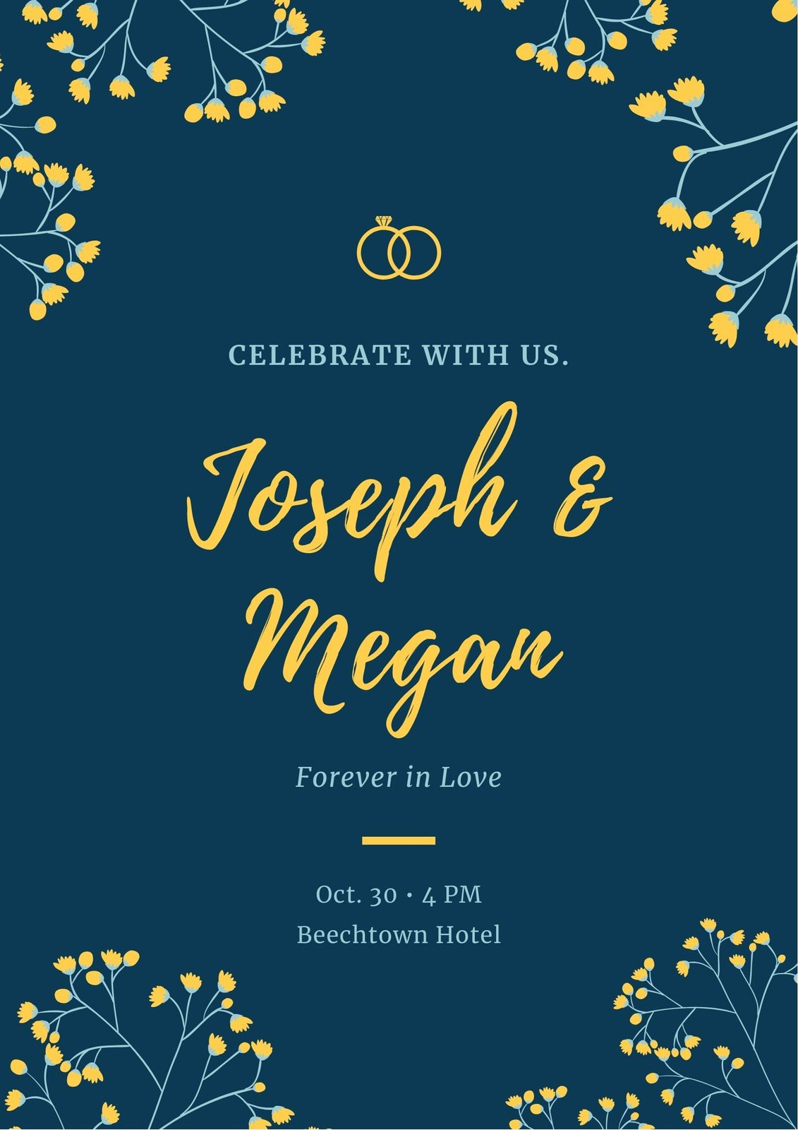 Standard Size Wedding Programs