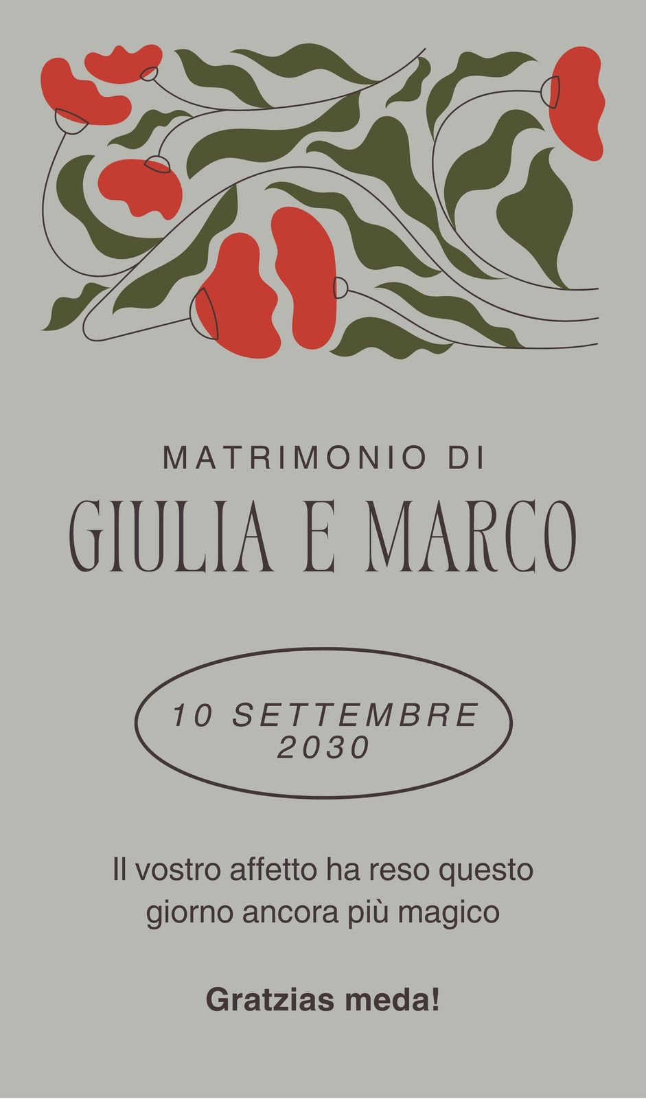 Bigliettini Matrimonio Wedding Rosa Bianca personalizzati - Set di 20, 50 o 100 bigliettini per bomboniere