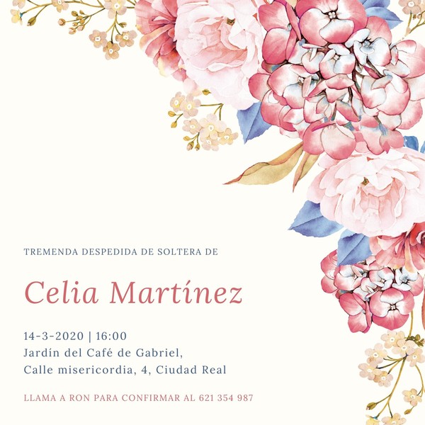 Hermosas Invitaciones Para Despedida De Soltera