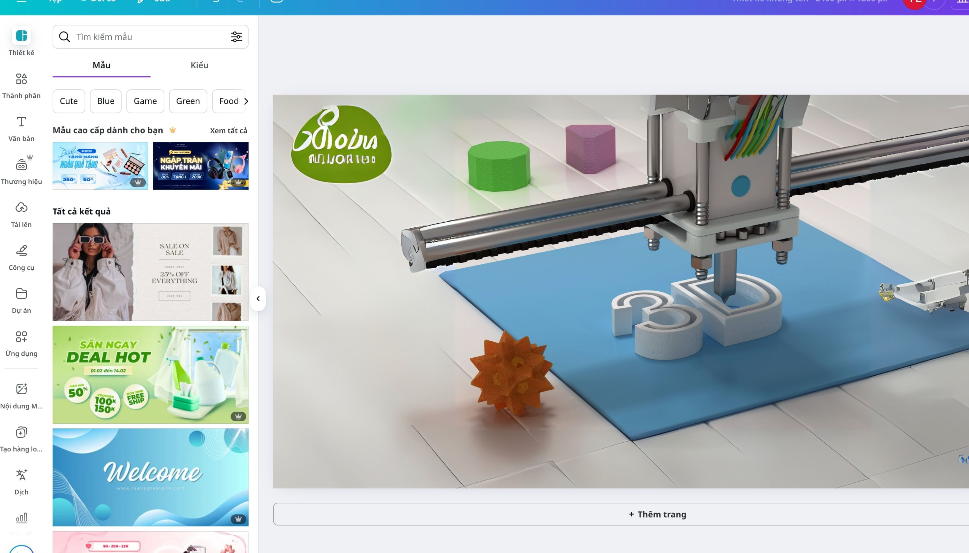 Thiết Kế 3D Online Miễn Phí & Dễ Dàng | Canva