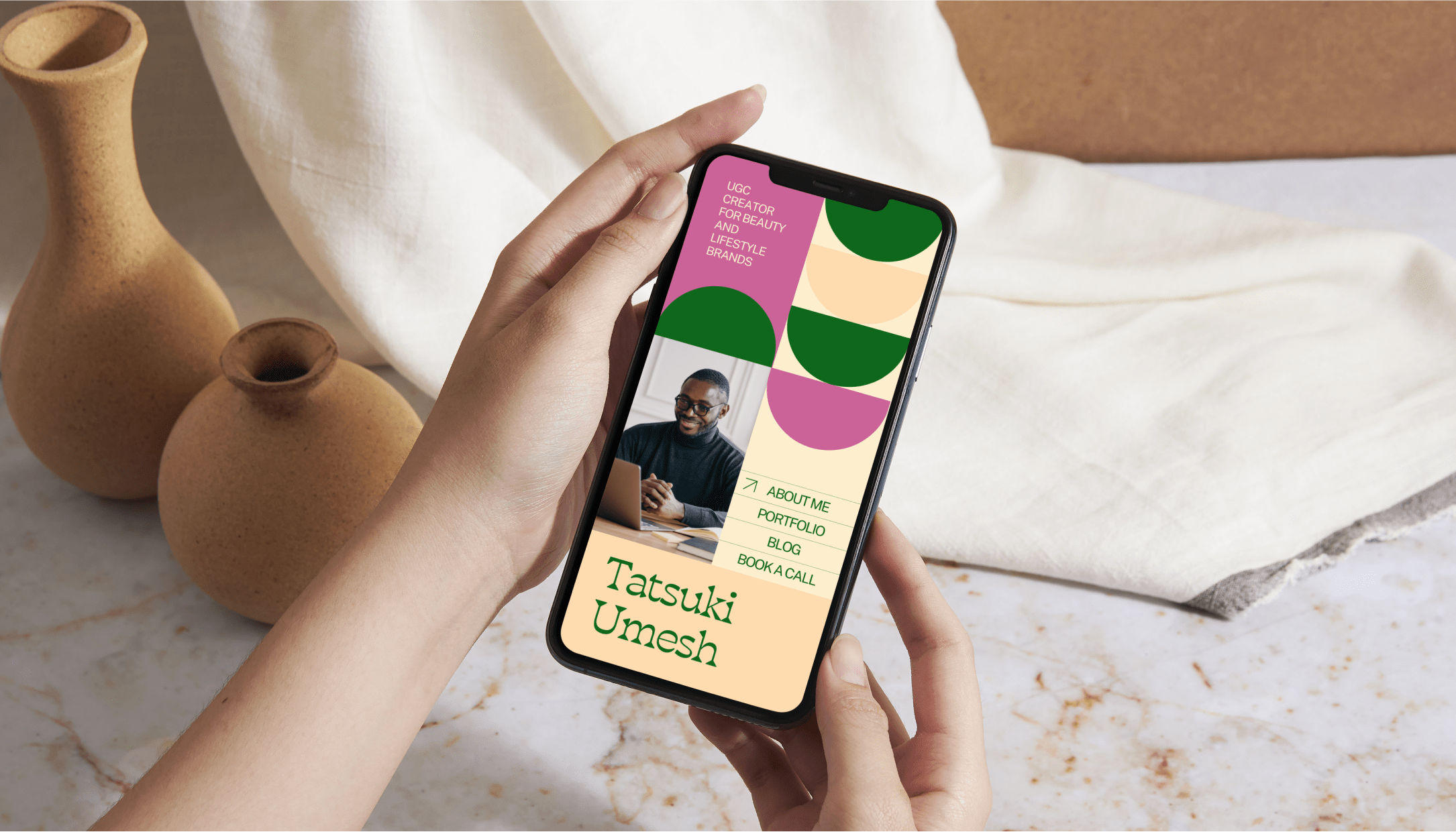 Bio Site Maker: Maak gratis een website voor één pagina | Canva