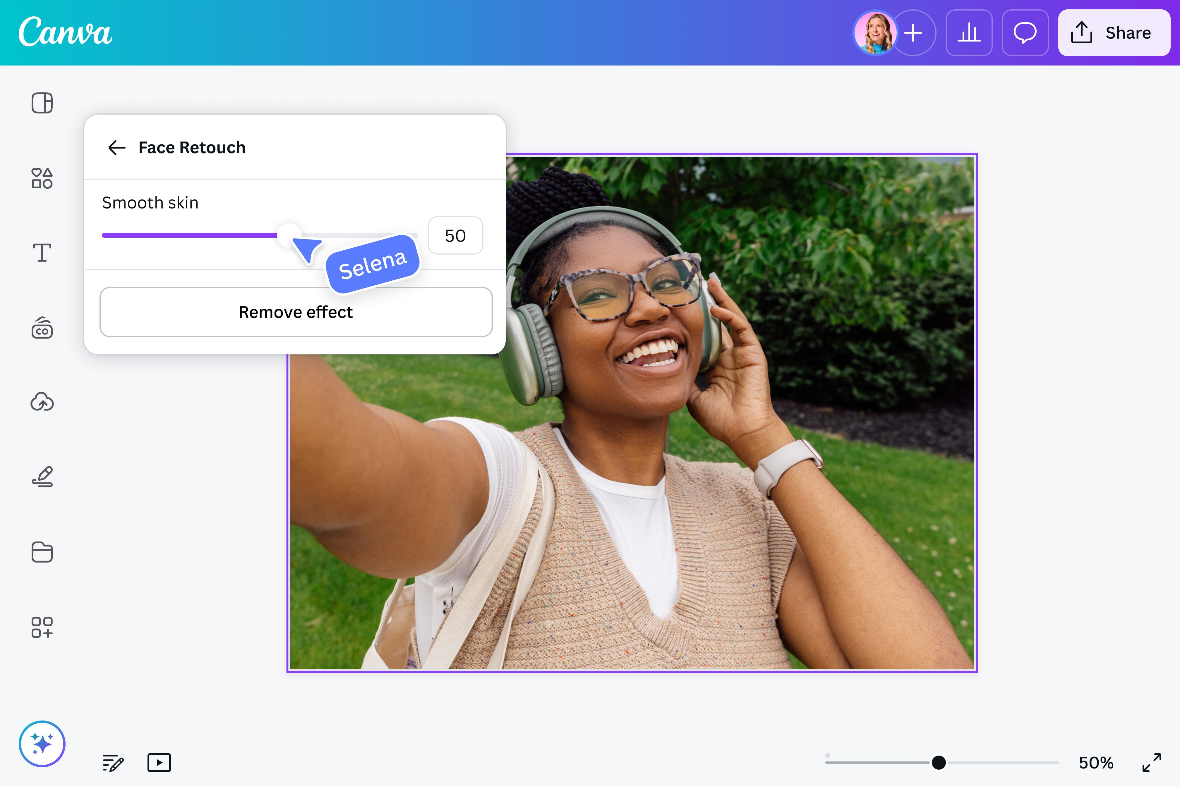 Smooth Face File Free online face smooth tool: Retouch photos in seconds | Canva