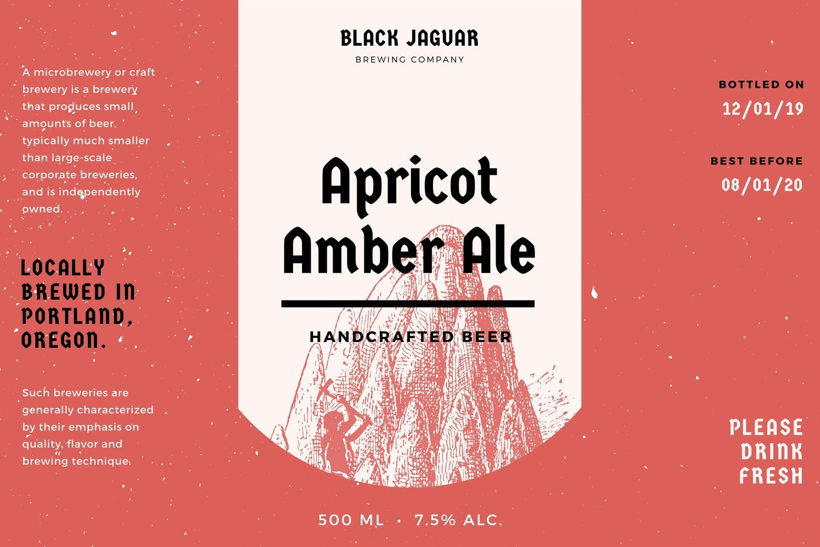 Online Beer Label Maker - Create Beer Label Designs | Canva