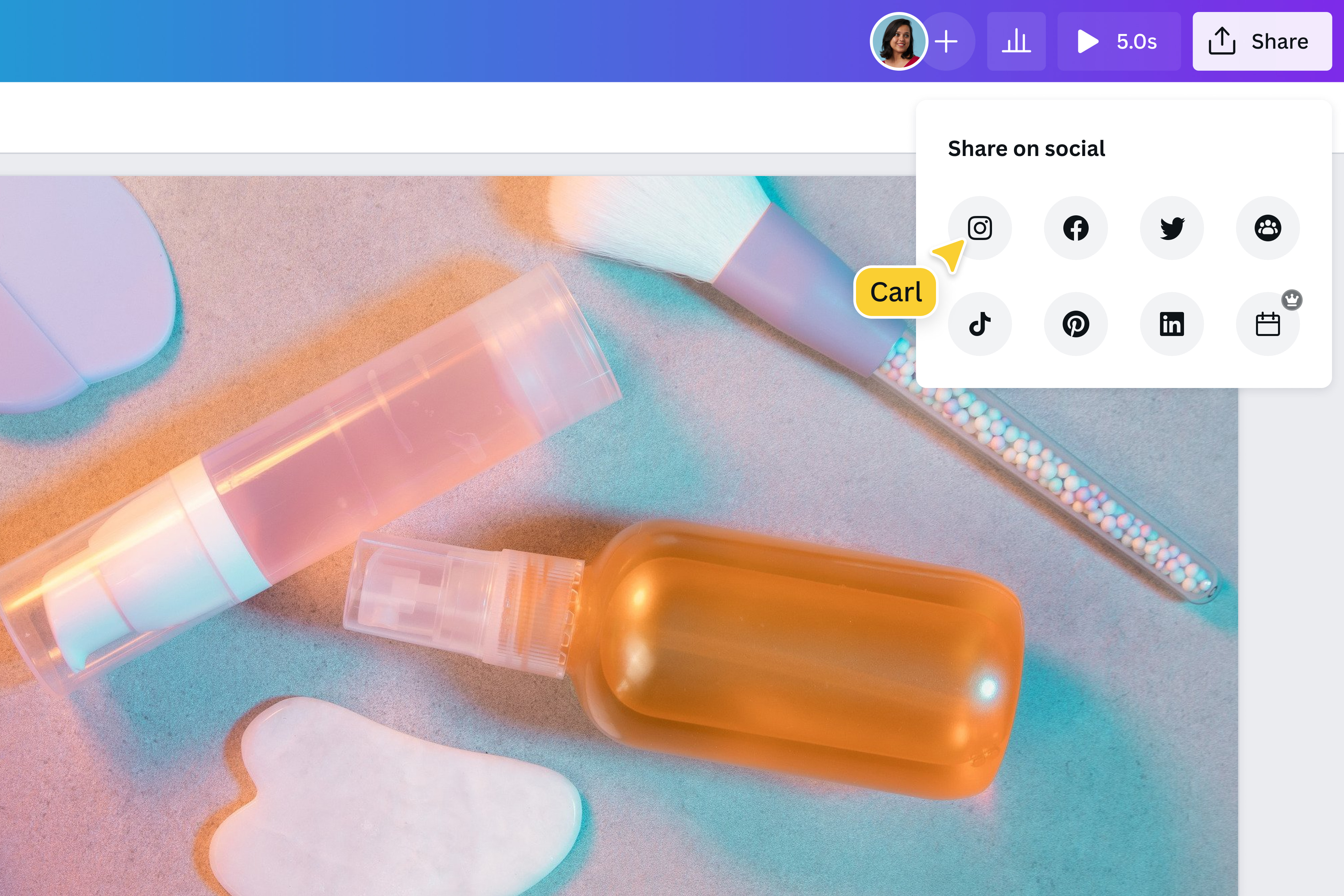 แบ่งปันเพลงที่สร้างโดย AI ของคุณบนแพลตฟอร์มโซเชียลมีเดีย