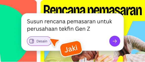 Interface mockup showing a text prompt ‘Marketing plan for a gen-z fintech company’ with a cursor label reading Jose.