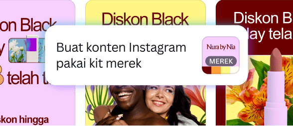 Generate an Instagram post
using our brand kit