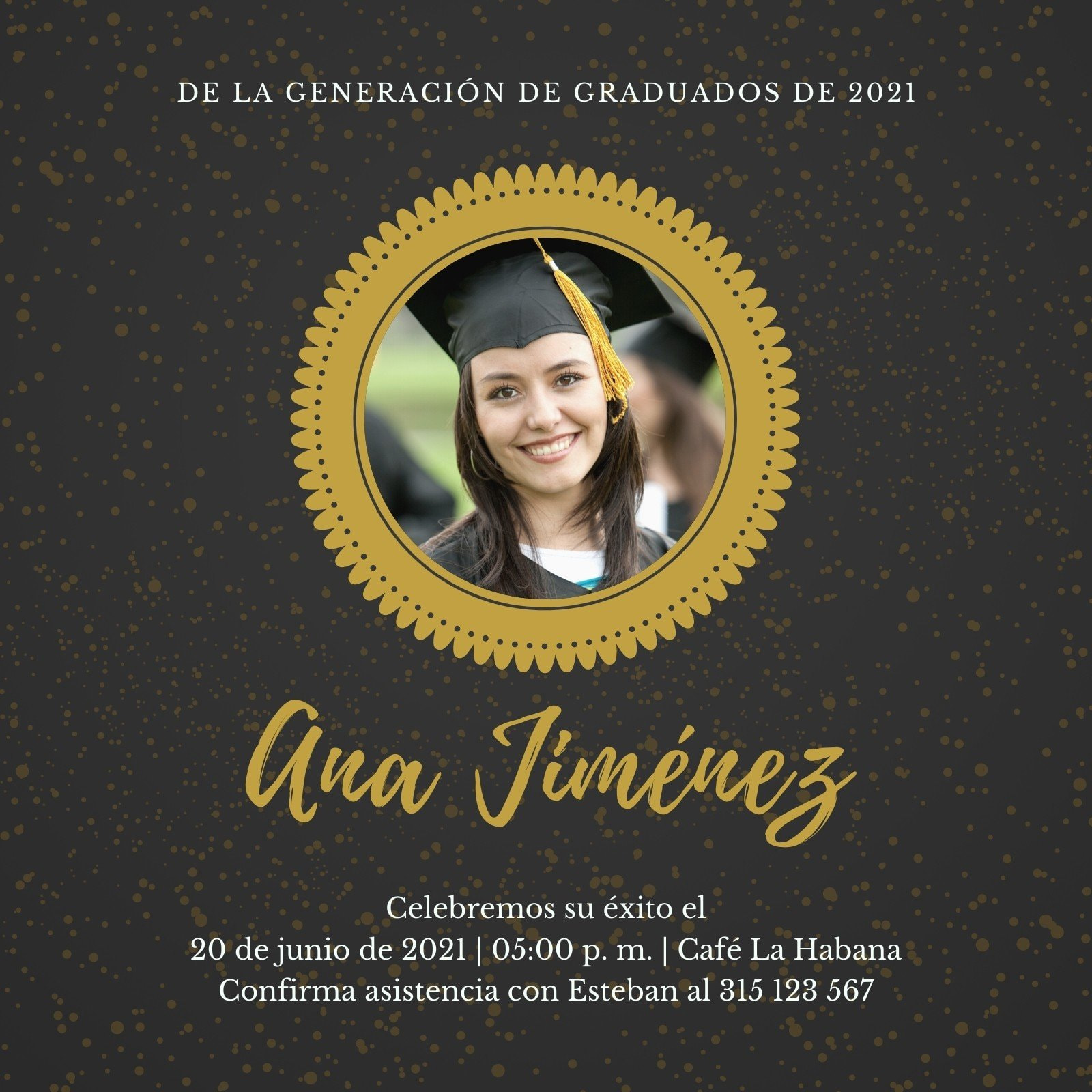 Invitaciones De Graduacin Tarjetas Para Descargar E Imprimir Gratis