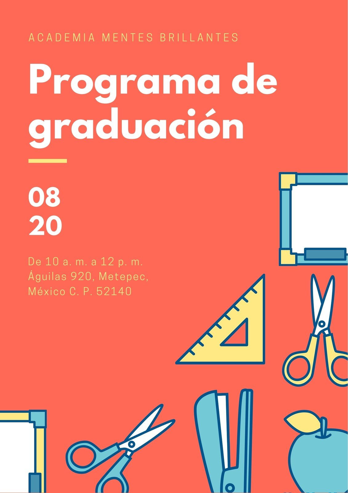 Ejemplo De Programa De Ceremonia De Graduacin
