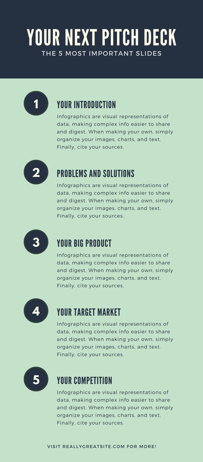 Brown Pitch Deck Slides Business Infographic