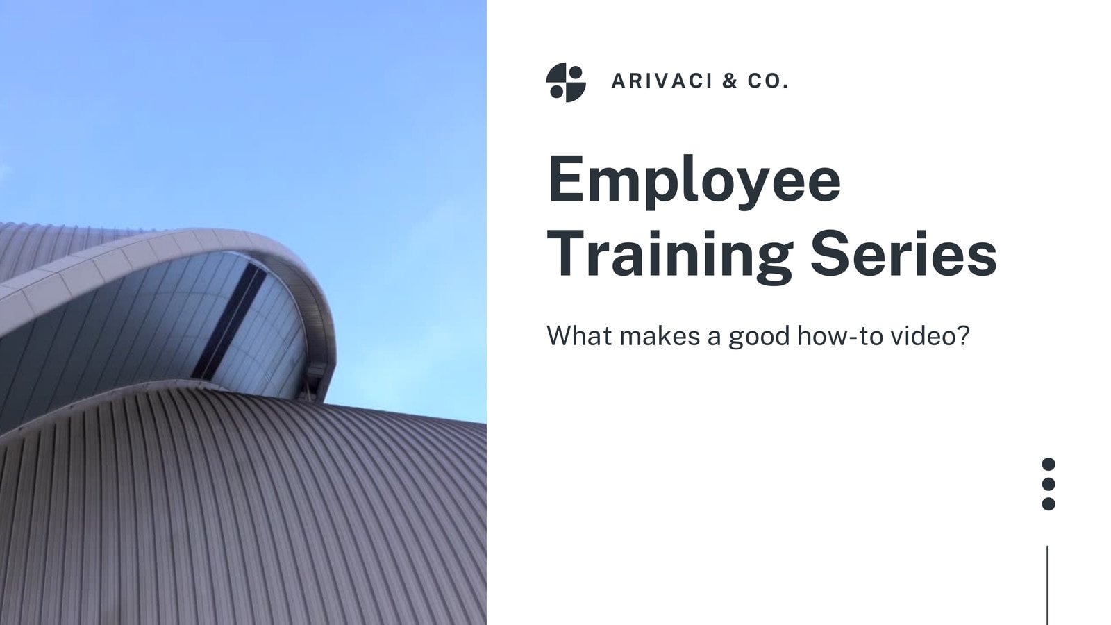 White Simple Professional Light Training/How-to Video 