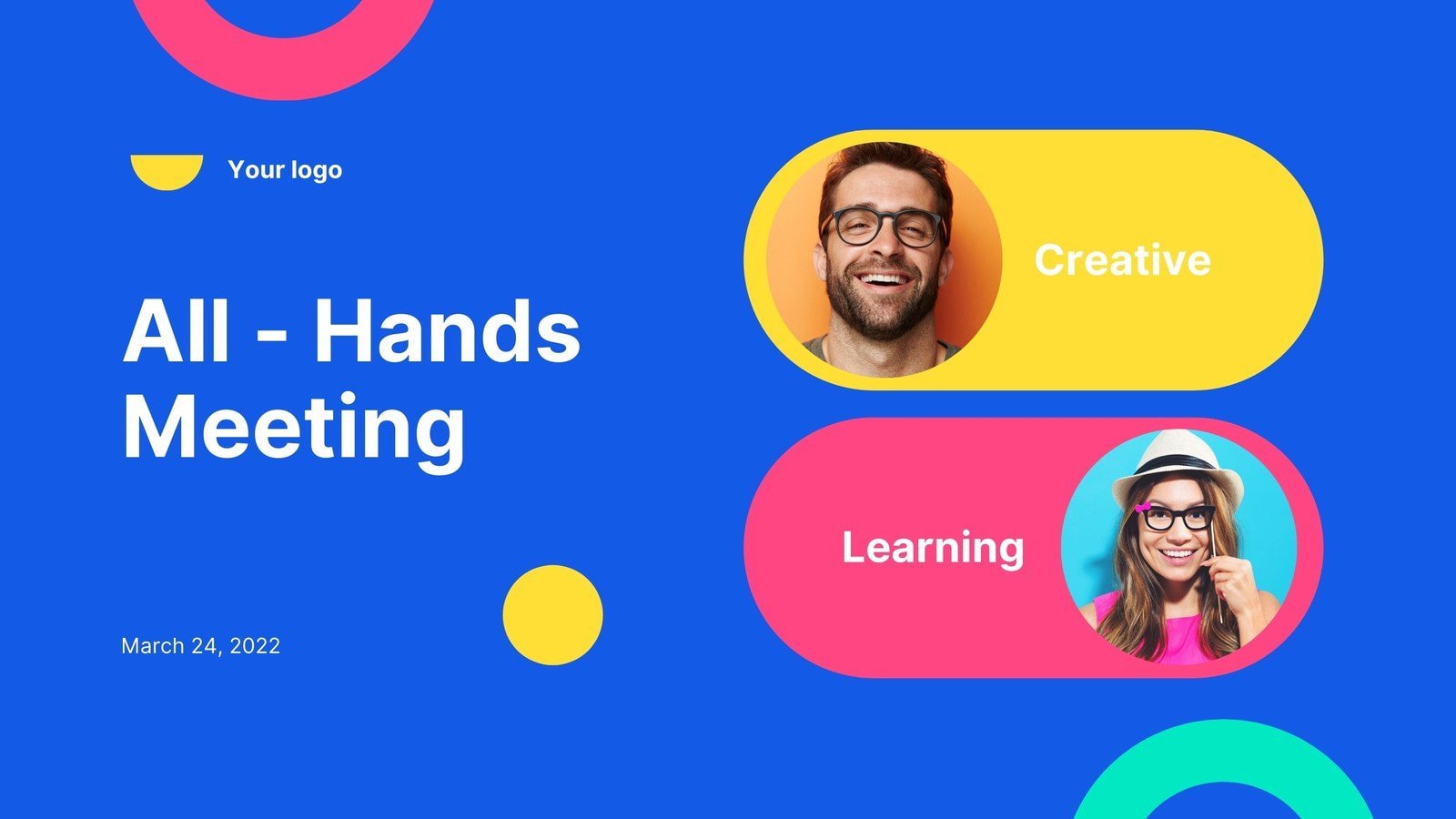 Modern Company Meeting Presentation