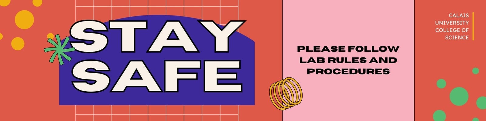 Red Colour Pop Classroom Health and Safety University Back to School Banner