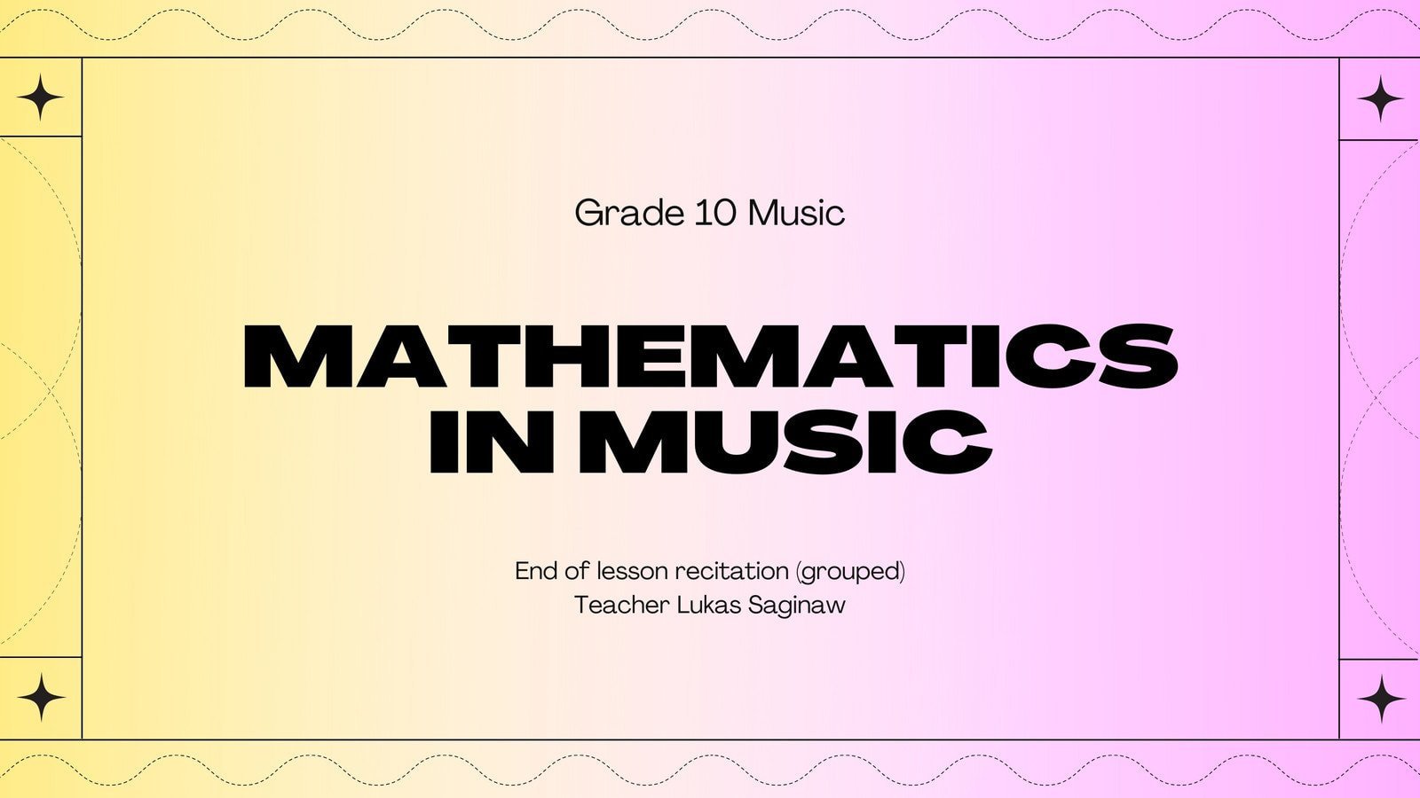 Colorful Gridded Music Quiz Presentation