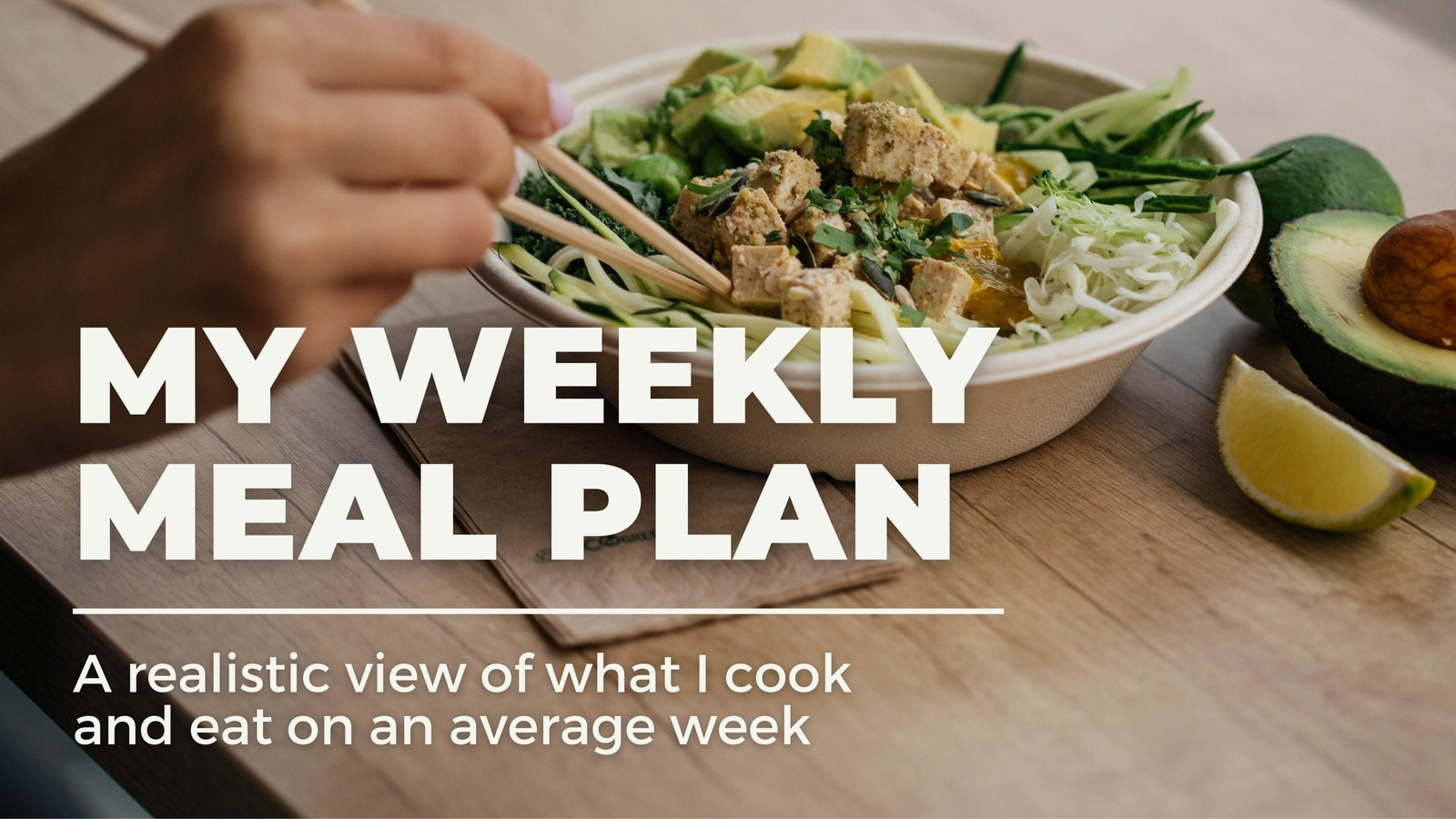Meal Plan Food YouTube Thumbnail Meal Plan Food YouTube Thumbnail