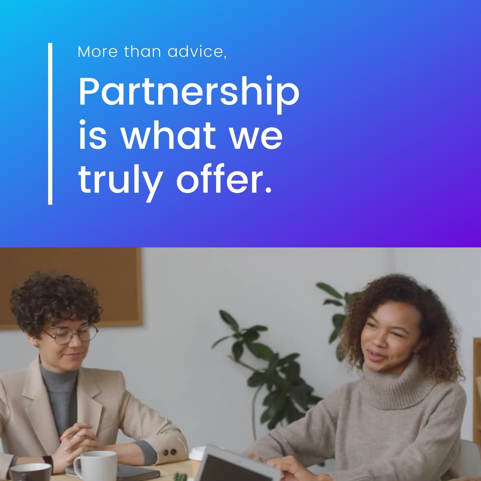 Blue Professional Gradients Management Professional/Business Services LinkedIn Video Ad