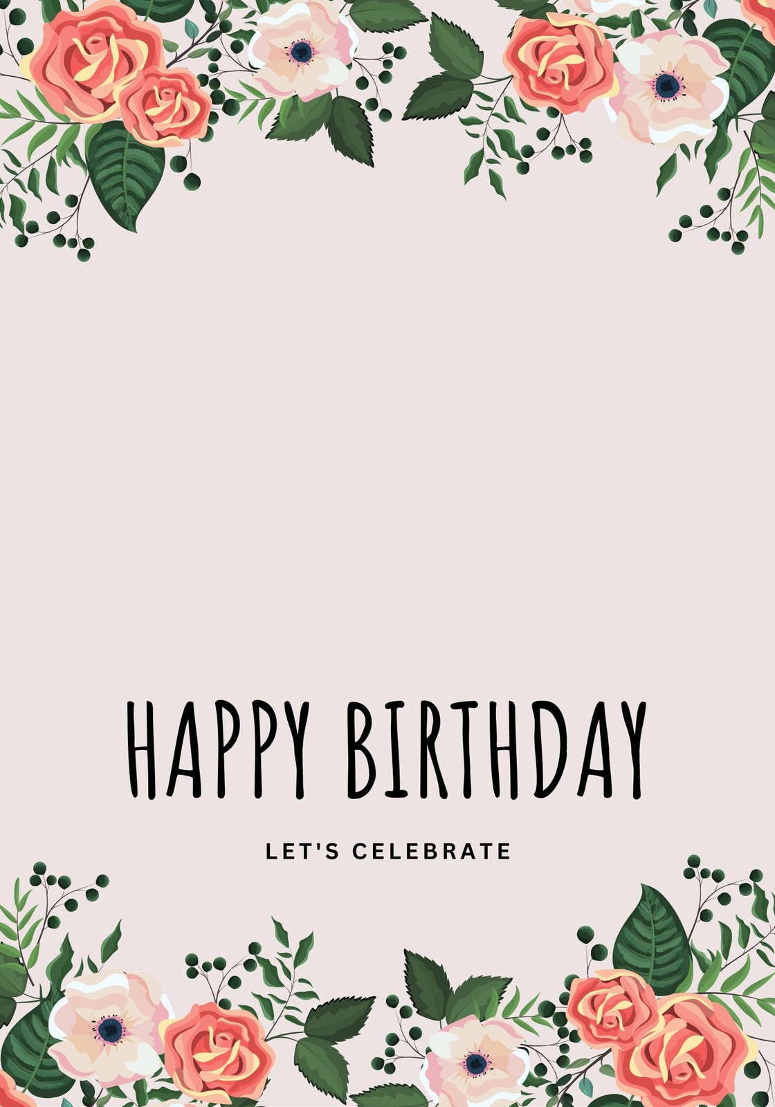 생일 카드 만들기. 무료 템플릿으로 만드는 예쁜 카드 | Canva(캔바), image size:1120x1600