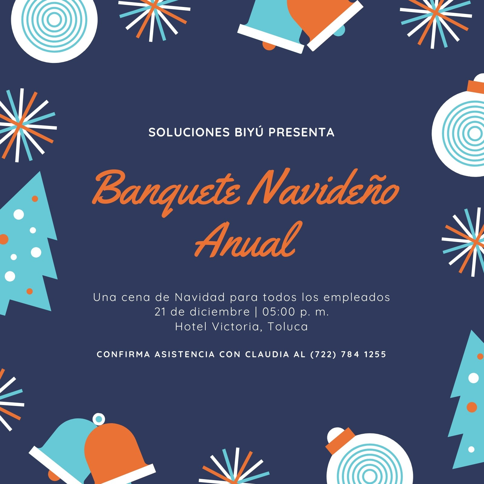 Plantillas De Invitaciones Navideñas En Papel