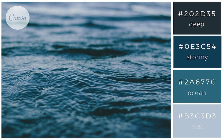 Sea/tour Color Code Sea Color Palette Code