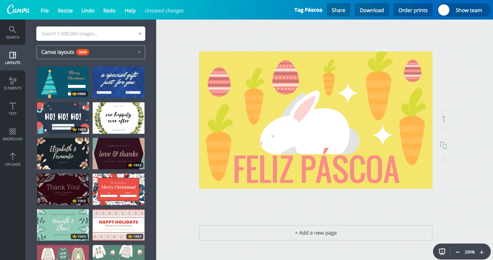 Criar Tags Para A Pascoa Online Canva
