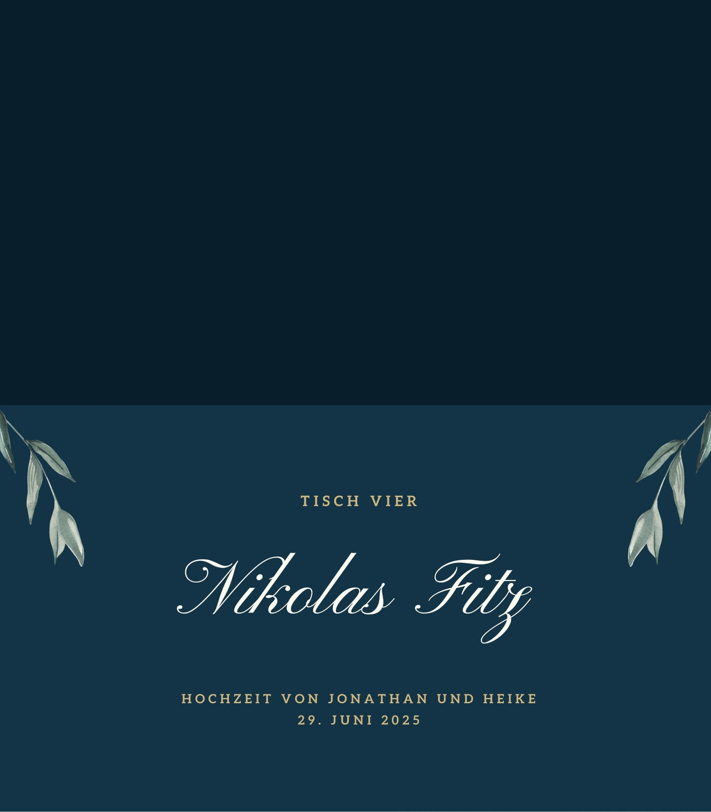 Schöne Tischkarten online selbst gestalten | Canva