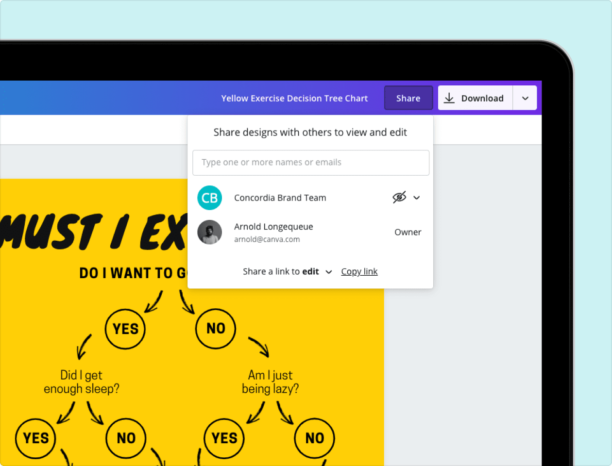 Membuat Desain Grafik Diagram Pohon Keputusan Online Canva