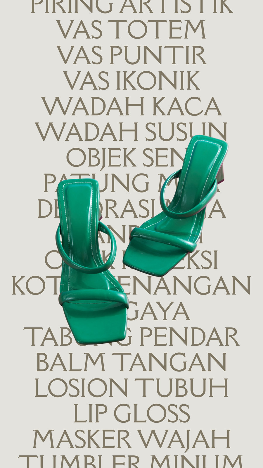 Reel Instagram Merchandise Gaya Hidup & Fesyen Minimalis Apik Cokelat Muda