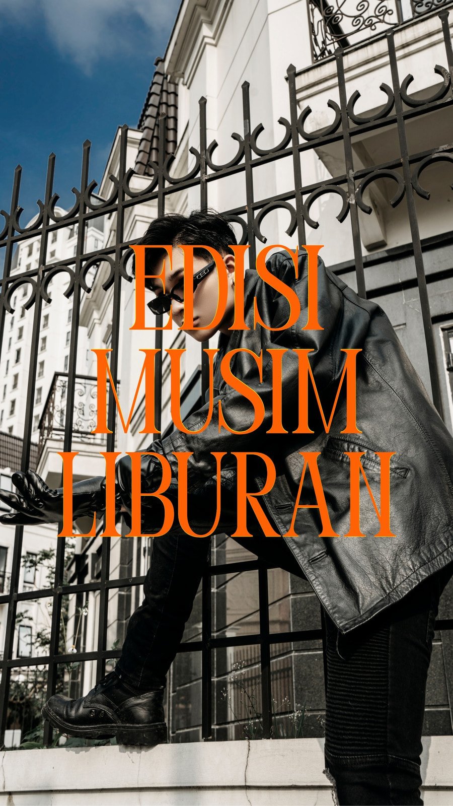 Reel Instagram Sehari dalam Kehidupan Kolase Estetik Oranye Kuning