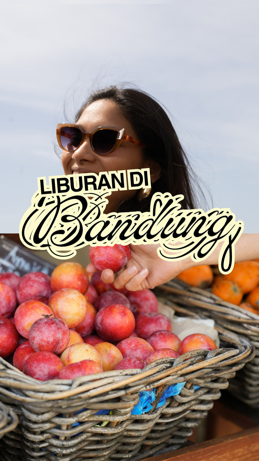 Video Seluler Musim Panas Gaya Tipe Kinetik Hijau Kuning Biru Muda