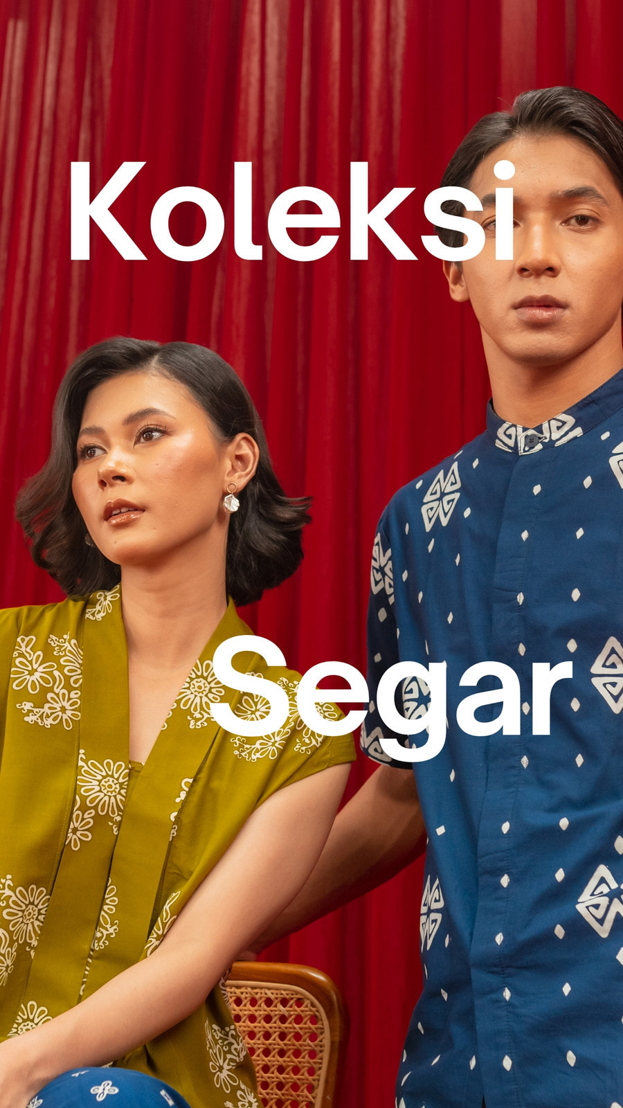 Reel Instagram Promo Fesyen Minimalis Warna Mencolok Putih