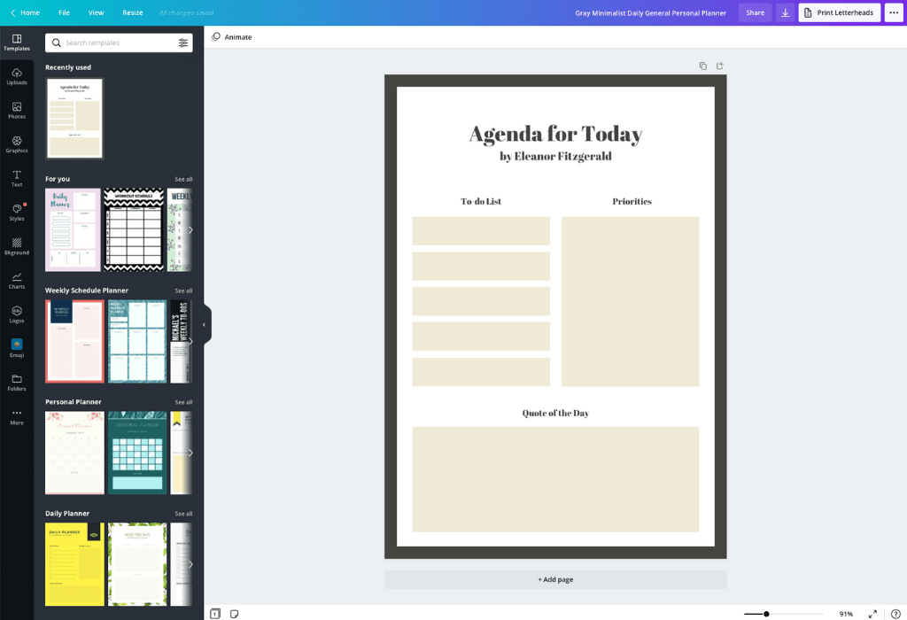 Free Printable Small Planner Pages 2021 : 29 Free Weekly Planner Template Printables For 2021