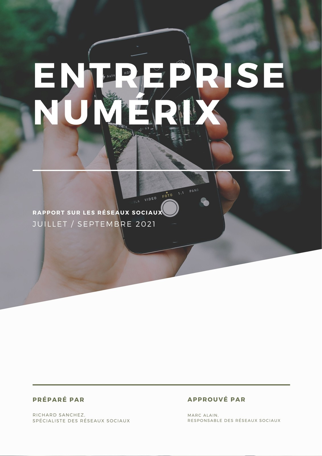 Editer un rapport en ligne