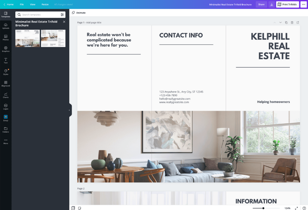 パンフレットデザインを無料で作成 テンプレートを使った作り方などパンフレット制作のすべてを網羅 Canva