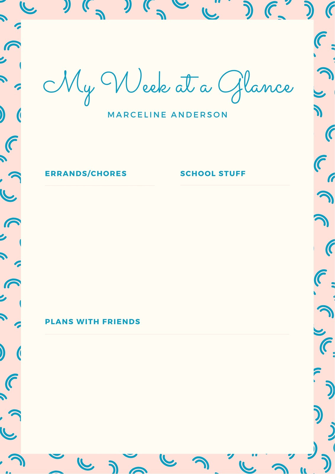 Free Online Personal Planner Maker Design a Custom Personal Planner