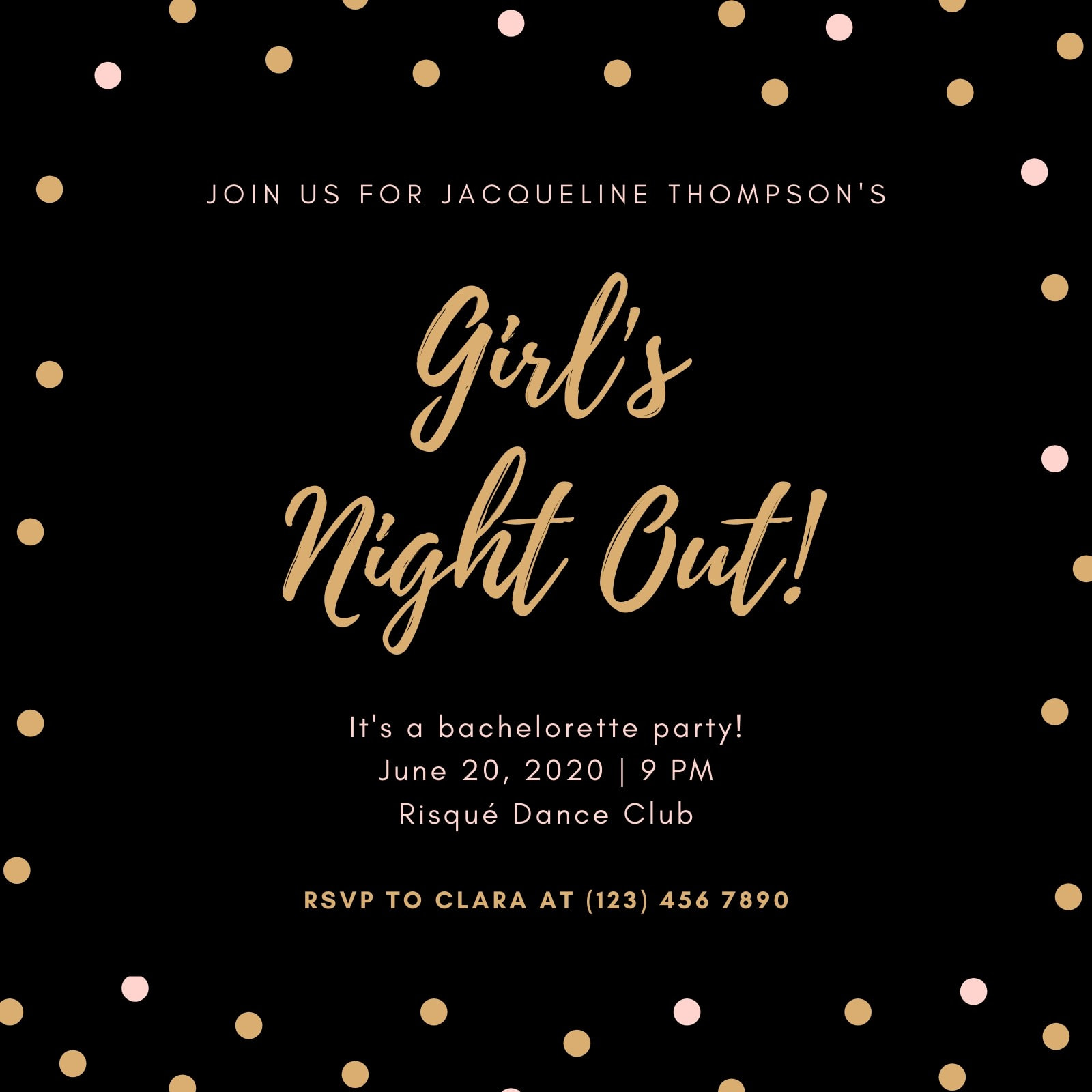 Design Your Own Bachelorette Party Invitations Canva