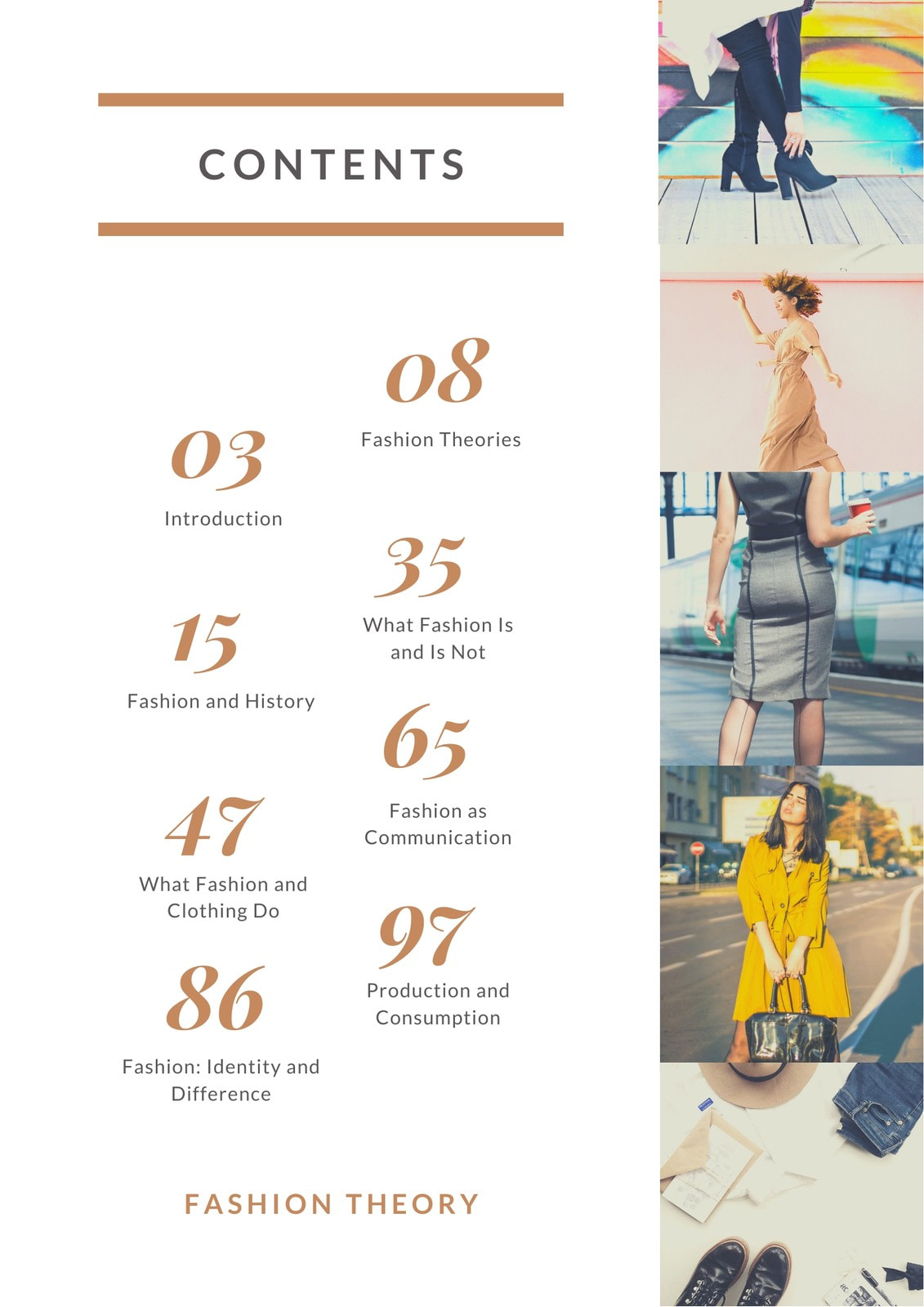 Free Online Table Of Contents Maker Design A Custom Table Of Contents