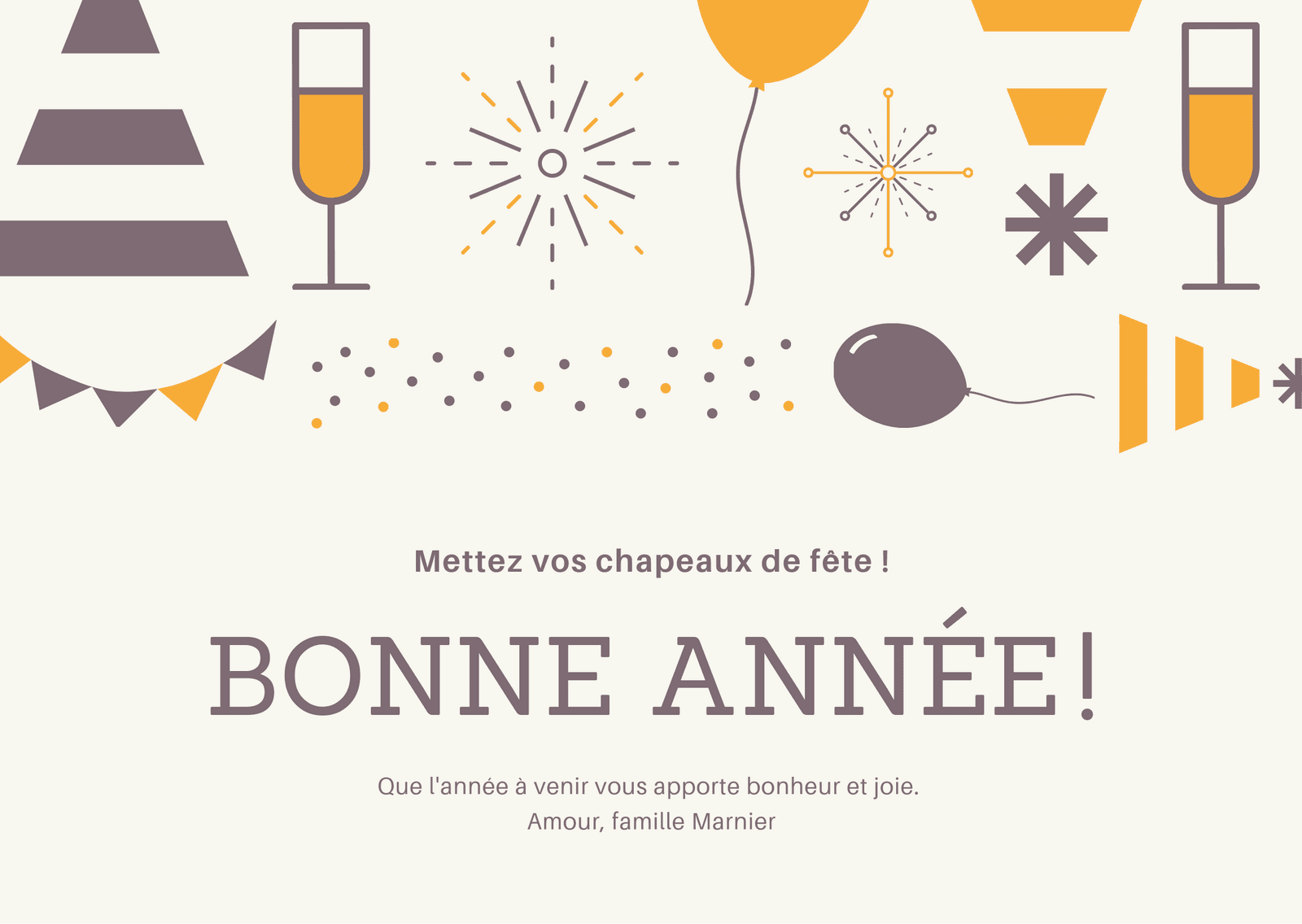 Carte De Vœux 21 Gratuite A Imprimer 00 Modeles Canva
