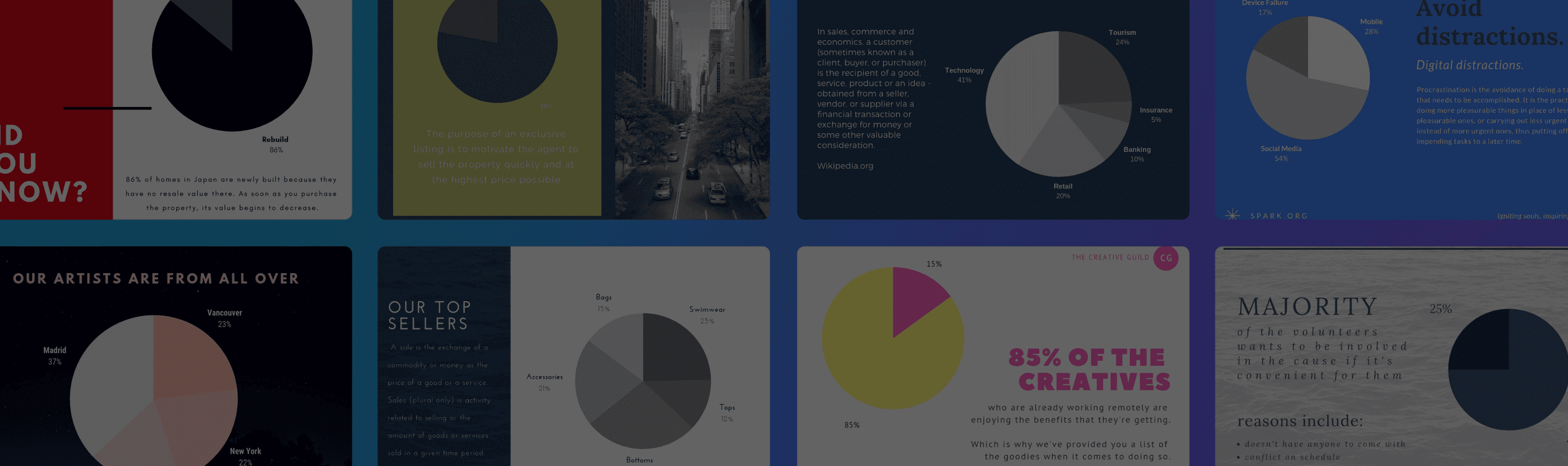 Круговая диаграмма онлайн — создайте бесплатно | Canva