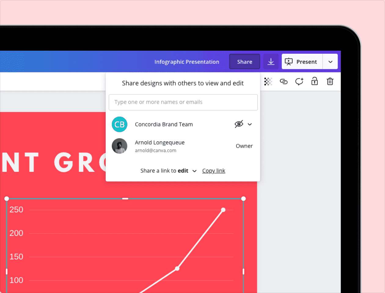 Как построить линейный график онлайн бесплатно? - Canva
