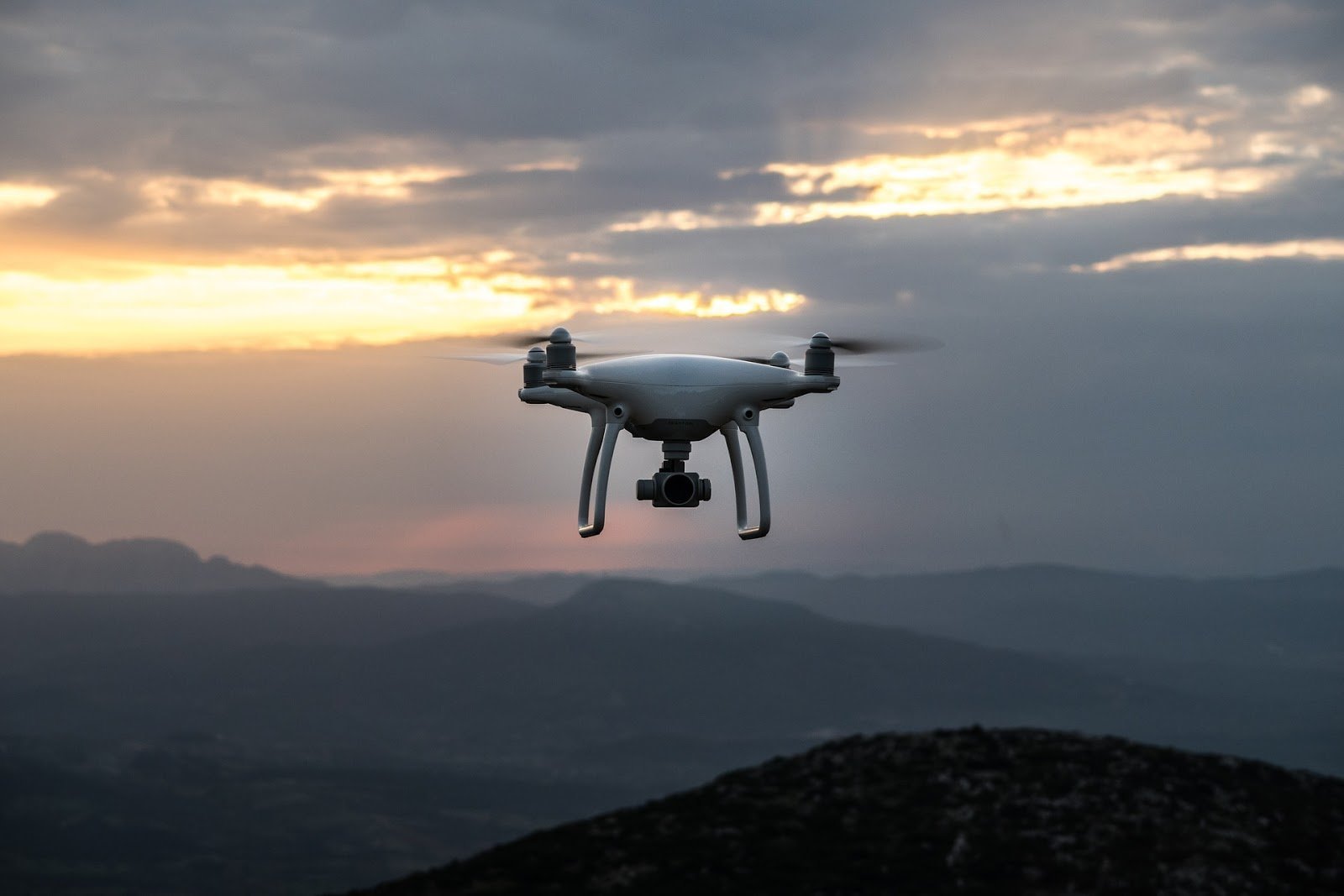 Aerial photography store drones