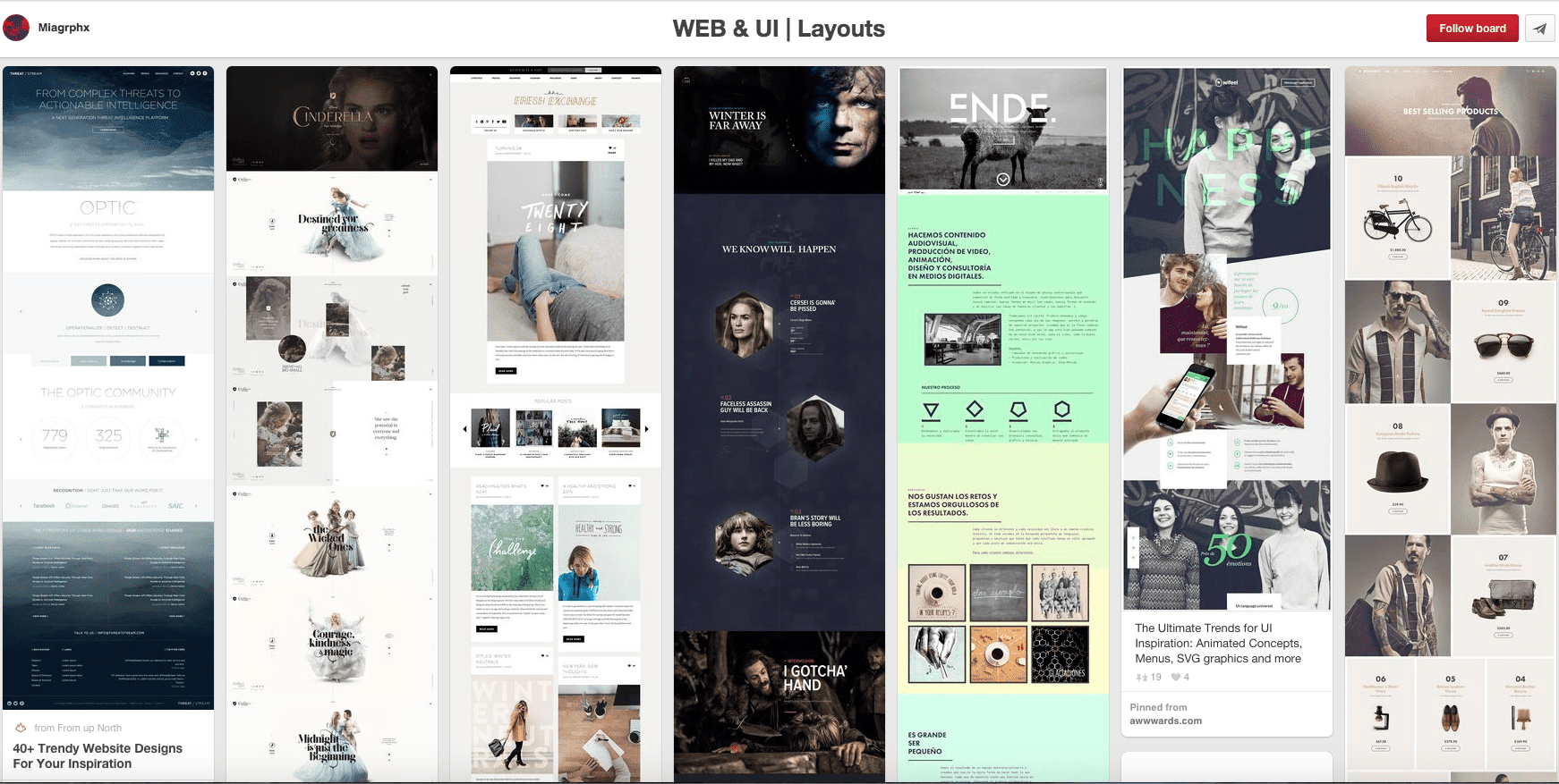 Design Webboard Design Board Website _ Créateur de moodboard gratuit – GVIDQ