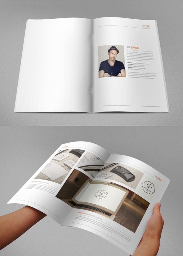 How to make a portfolio Canva