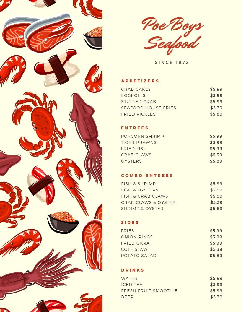10 menu design hacks restaurants use to make you order more