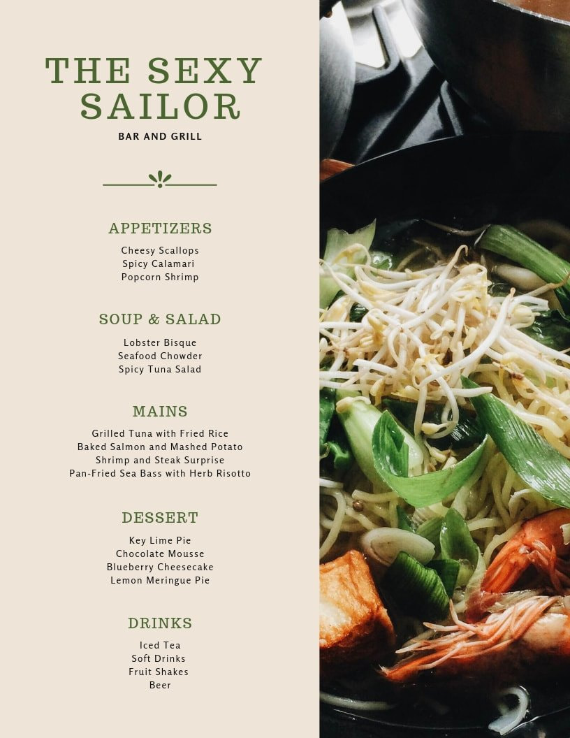 10 menu design hacks restaurants use to make you order more