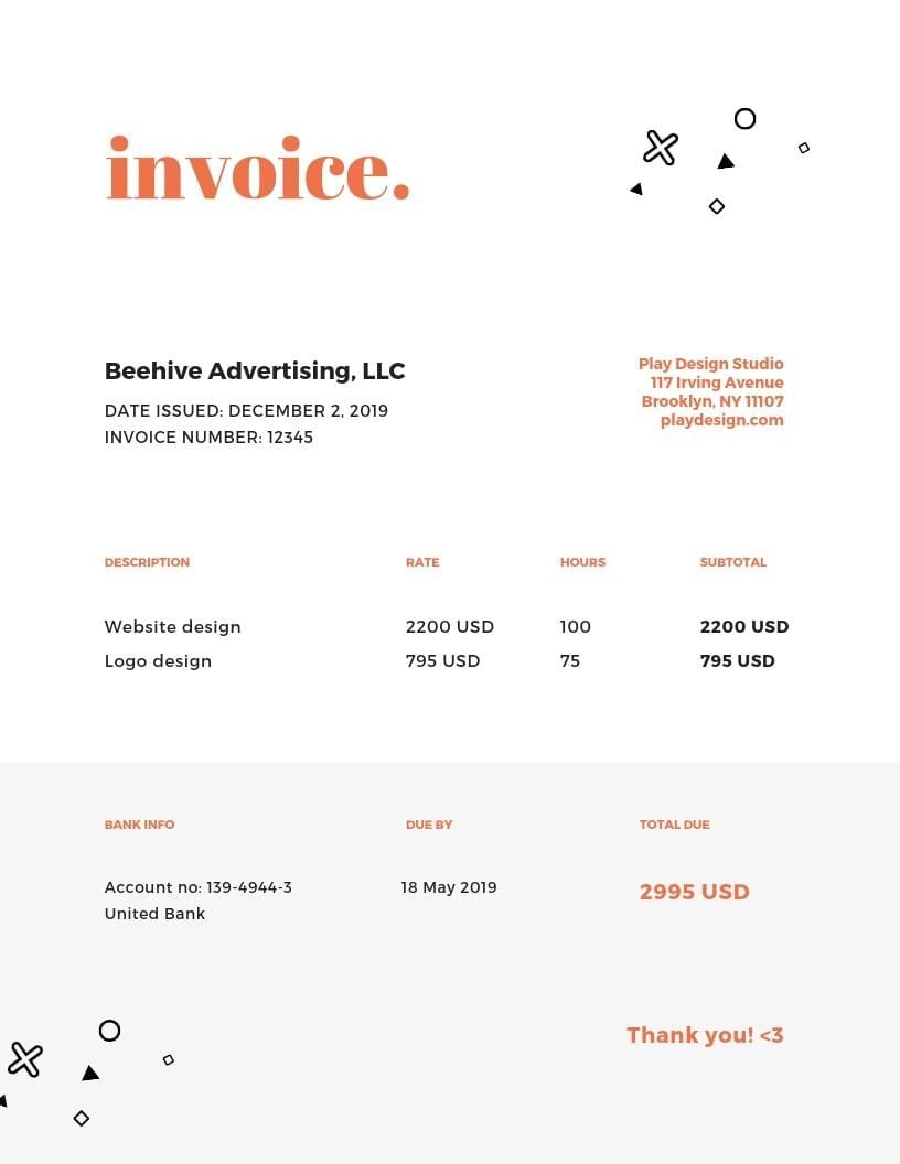 Invoice Design: 50 Examples To Inspire You