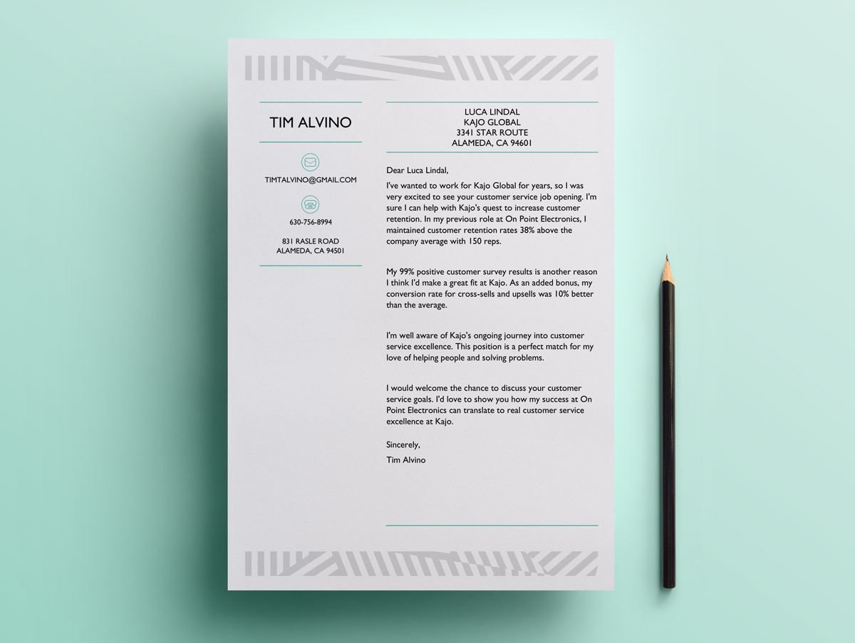 canva cover letter builder