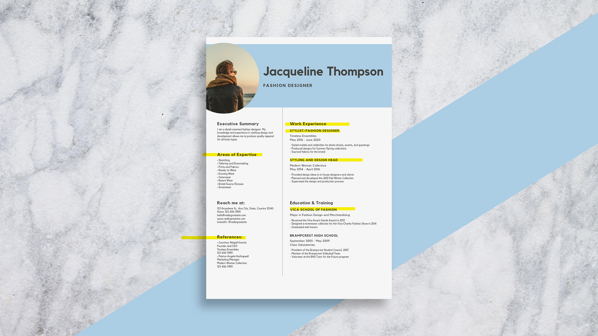 Compétences CV : les meilleures et celles à éviter - Canva