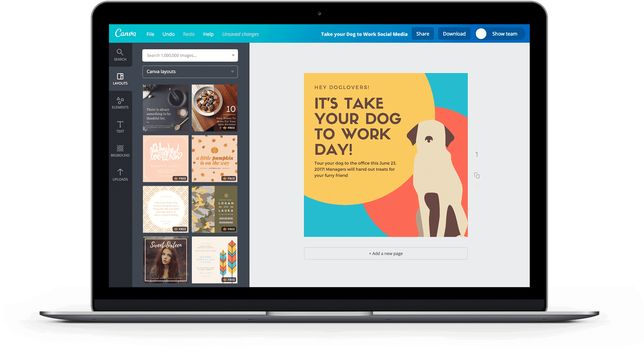 Free Take Your Dog To Work Day Social Media Graphics free-take-your-dog-to-work-day-social-media-graphics