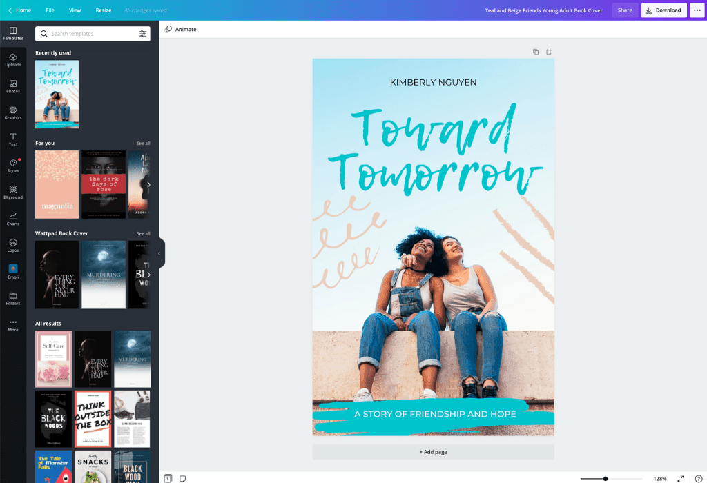 Como Fazer Capa de Wattpad Online Grátis Canva