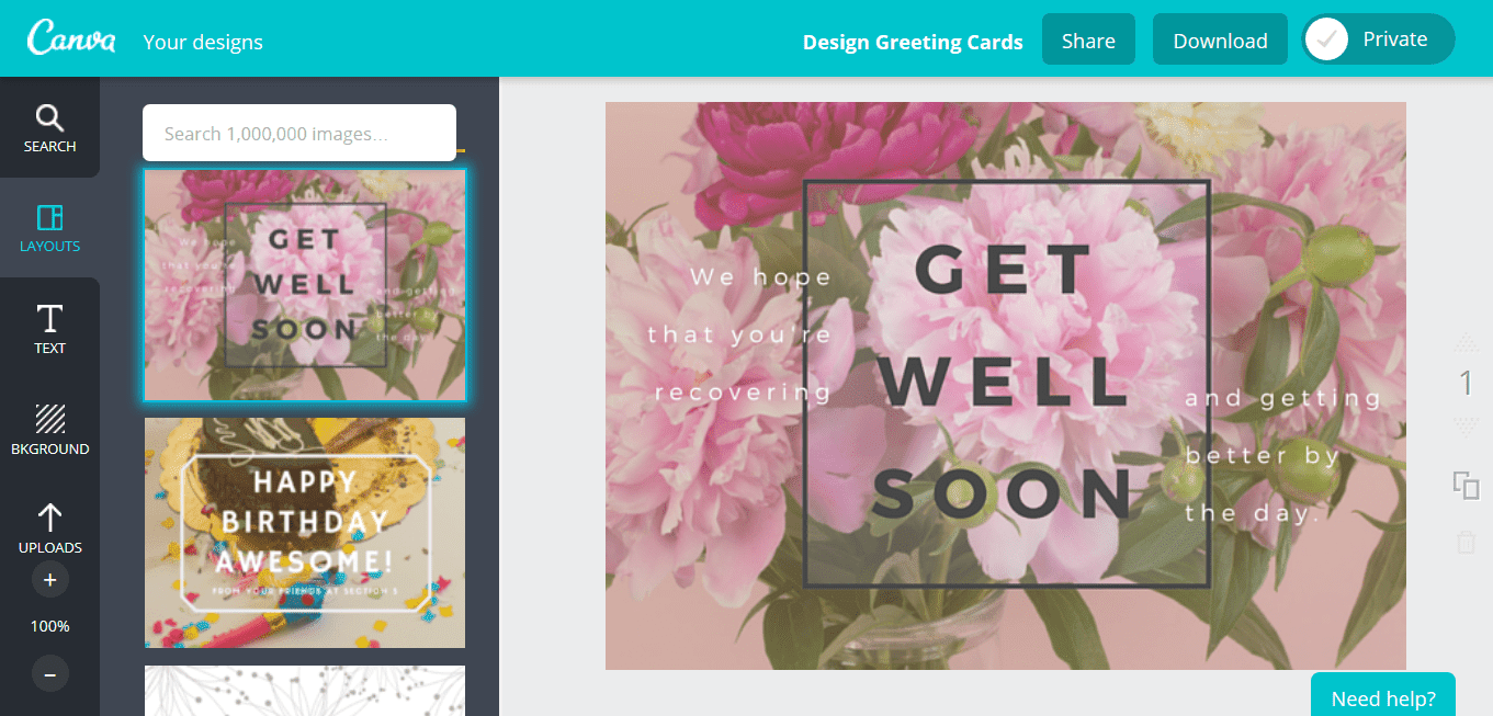 Free Online Greeting Card Maker Create Custom Designs Online Canva
